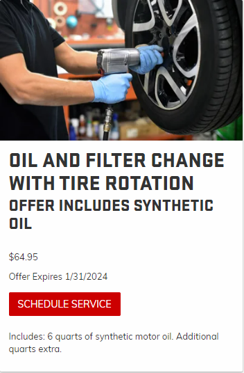 Oil Change With Tire Rotation