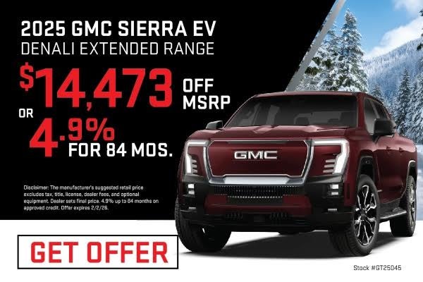 2025 Sierra EV Denali January Offer
