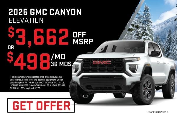 2026 Canyon Elevation January Offer