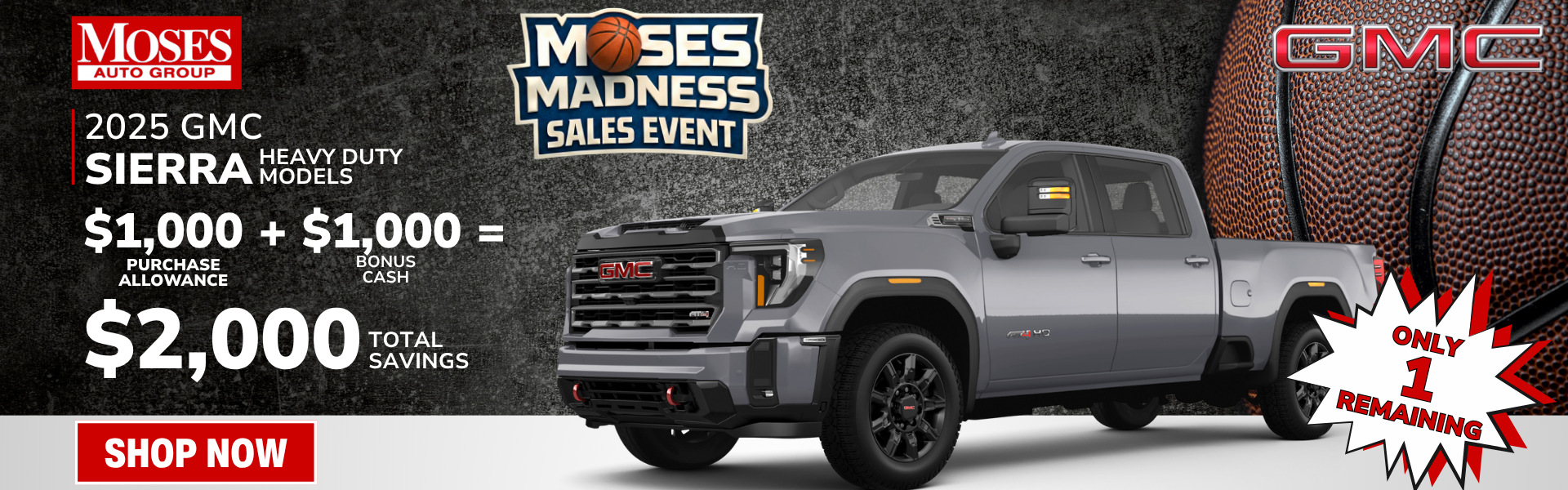 2025 Sierra HD March Offer