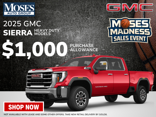 2025 Sierra HD March Offer