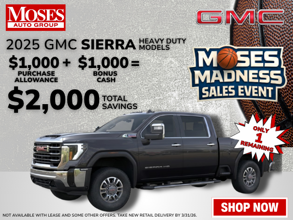 2025 Sierra HD March Offer