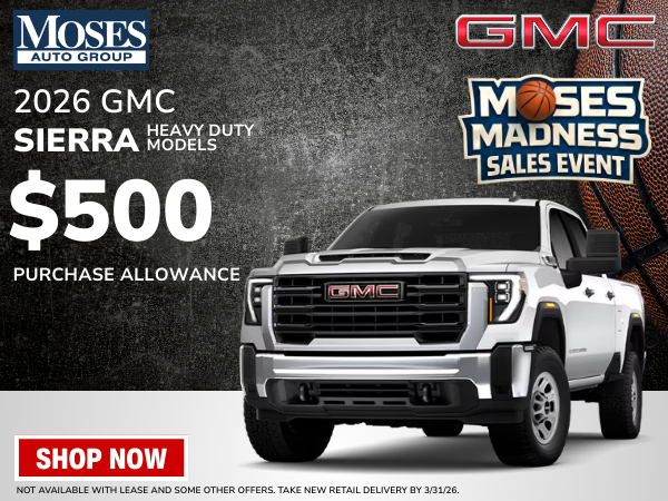 2026 Sierra HD March Offer