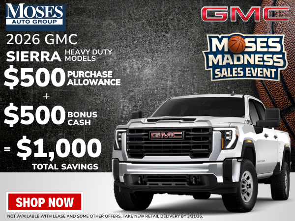 2026 Sierra HD March Offer