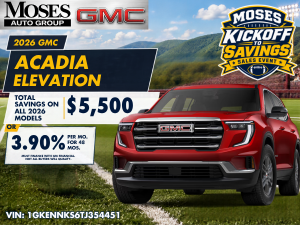 2026 GMC Acadia