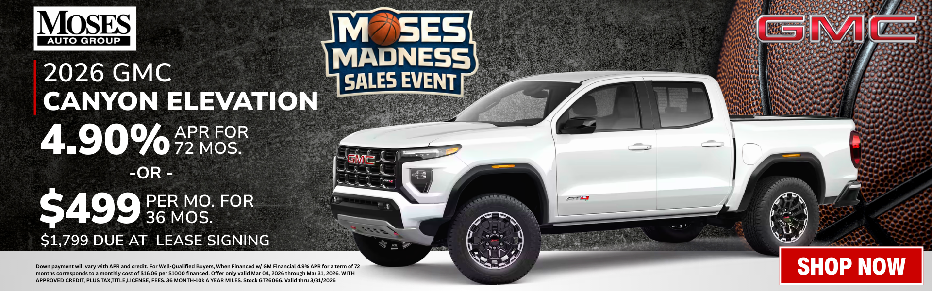 2026 Terrain Elevation March Offer