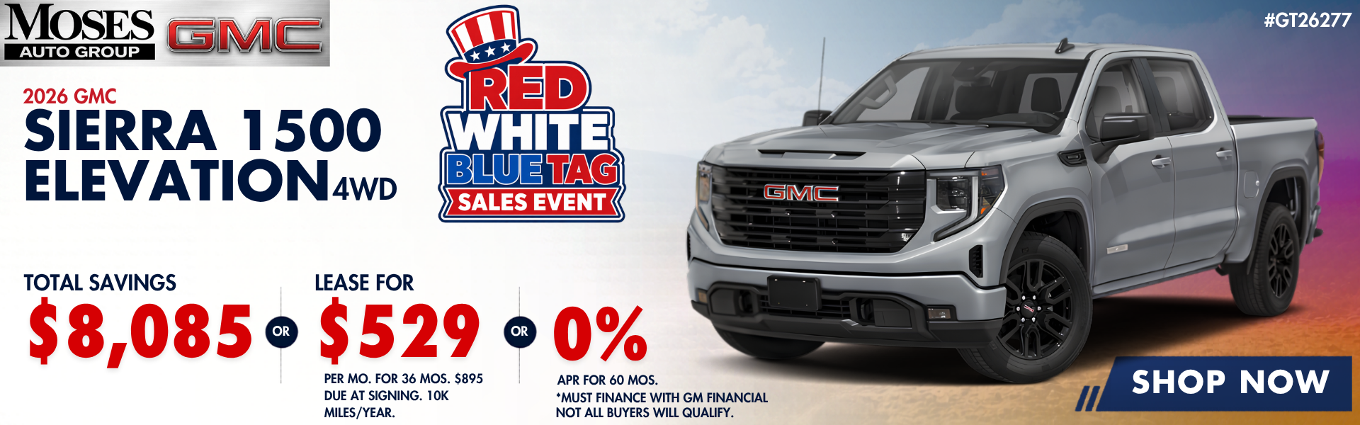 2026 GMC Sierra 1500 Elevation 