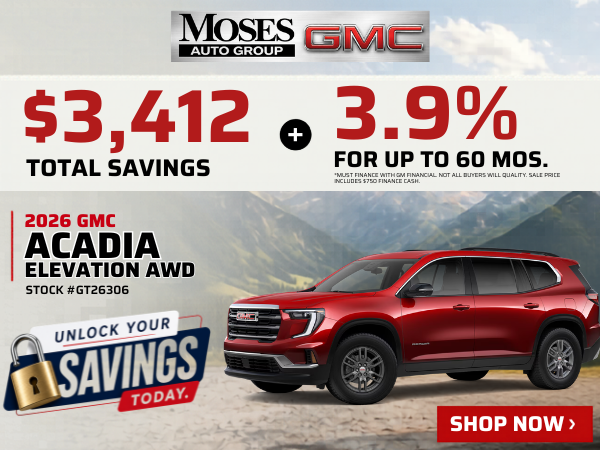 2026 GMC Acadia