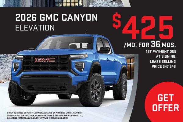 2026 Canyon Elevation February Offer