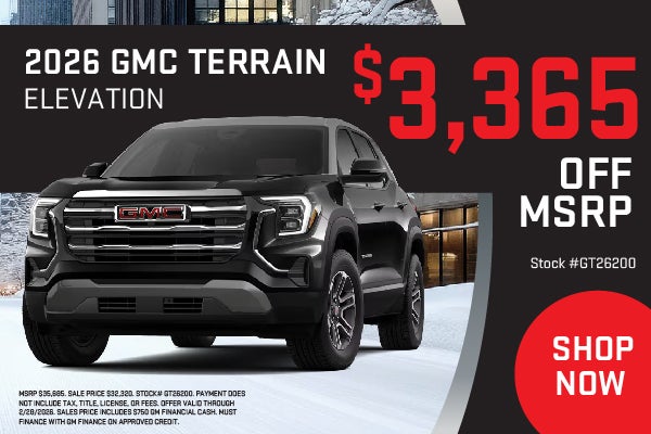 2026 Terrain Elevation February Offer