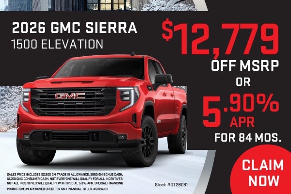 2026 Sierra 1500 Elevation February Offer
