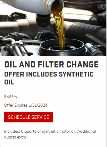Oil Change and Filter Replacement