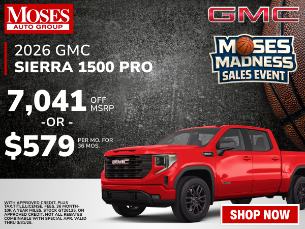 2026 Sierra 1500 Pro March Offer