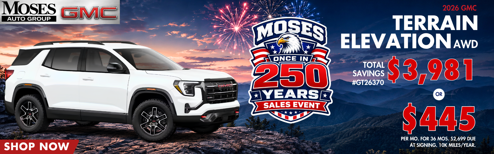 2026 GMC Terrain Elevation