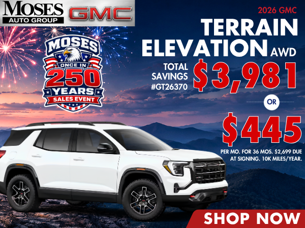 2026 GMC Terrain Elevation