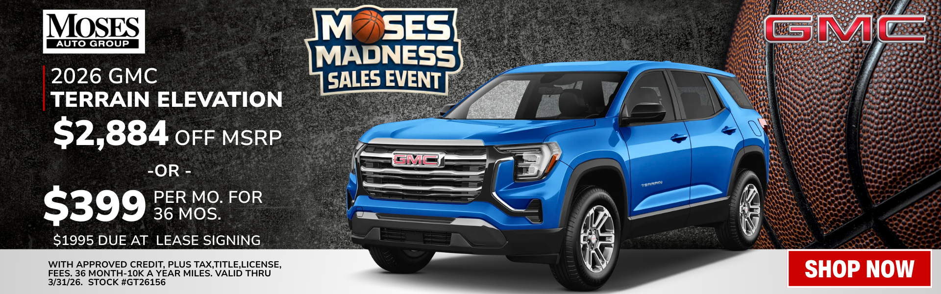 2026 Terrain Elevation March Offer