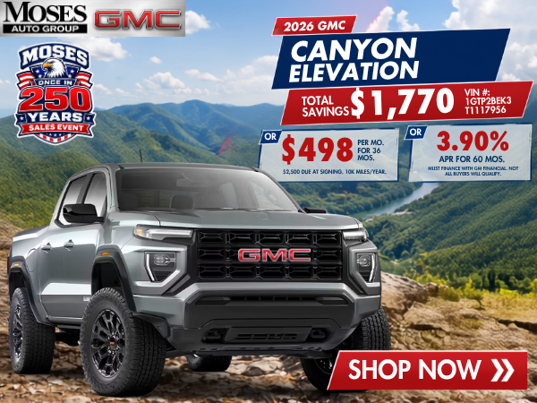 2026 GMC Canyon Elevation
