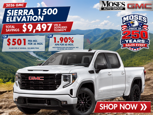 2026 Sierra 1500 Elevation