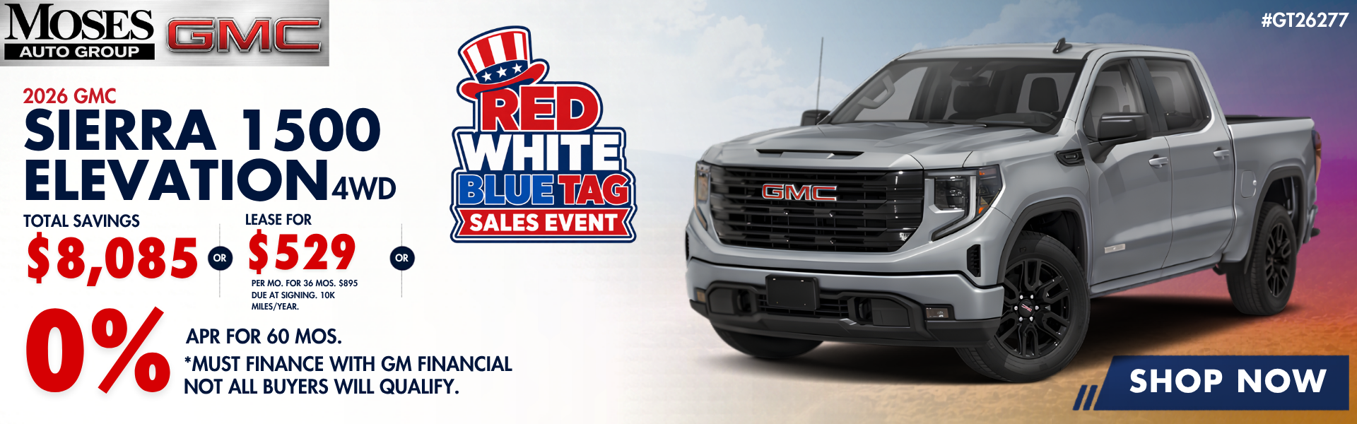 2026 GMC Sierra 1500 Elevation 